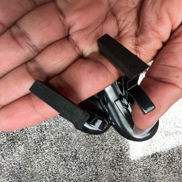 Saint Laurent Black Nappa Opyum
110mm Matte Ysl Sandals Size EU 39 - Picture 11 of 13